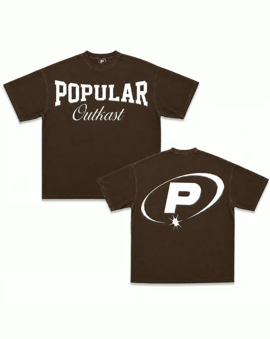 Popular OutKast “ Dark Brown” Brand Tee