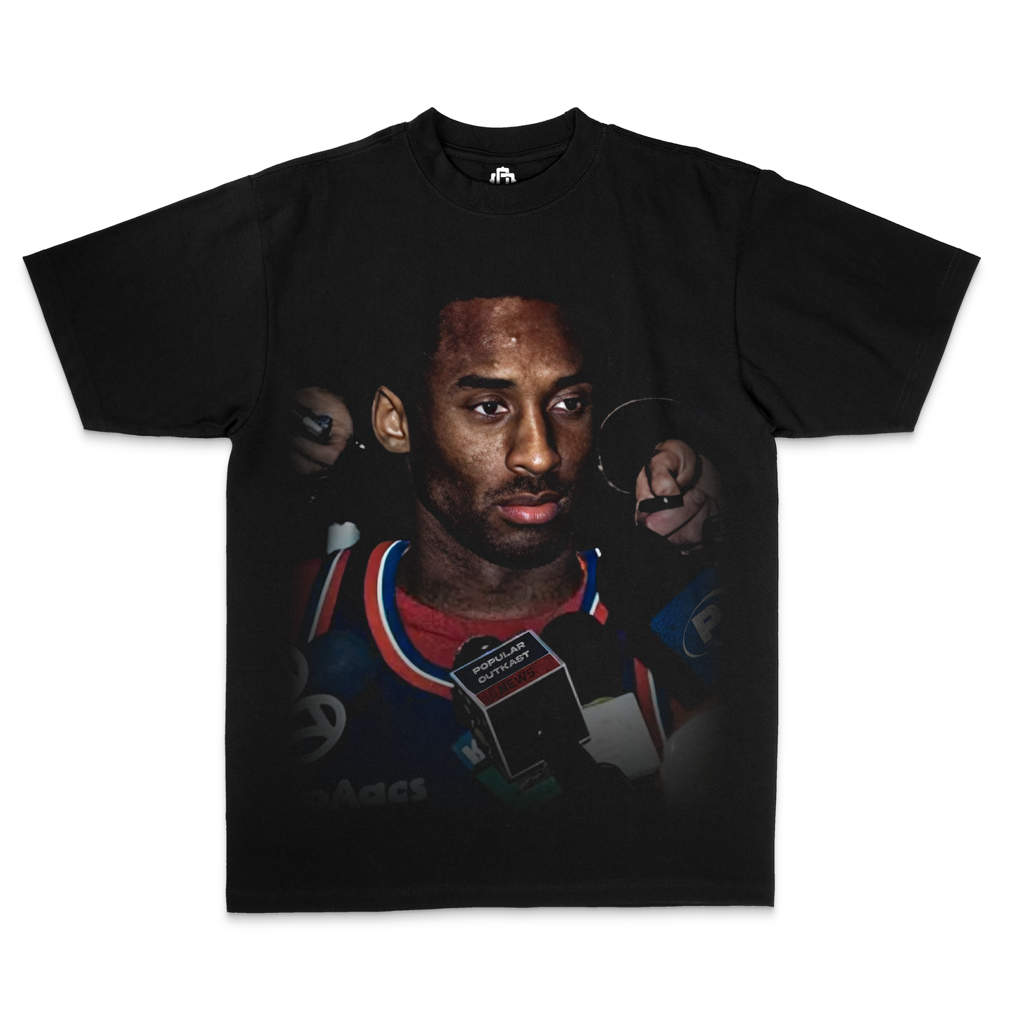 Kobe Bryant “PopularOutkast News” Black Edition Tee